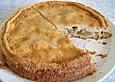 Rhabarberkuchen mit Schmandhaube