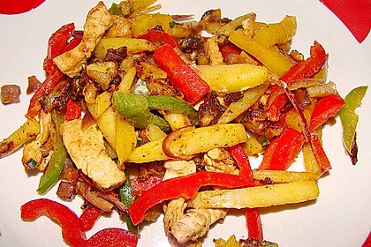 Leckere Kartoffel - Hähnchen - Pfanne 1