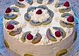 Kiwi - Himbeer - Torte