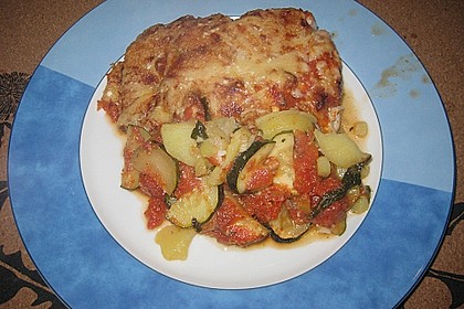 Meckis w&uuml;rzige Kartoffel - Lasagne mit Fisch und Spinat 1