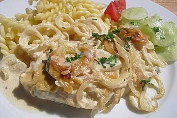 Cremige Putenschnitzel