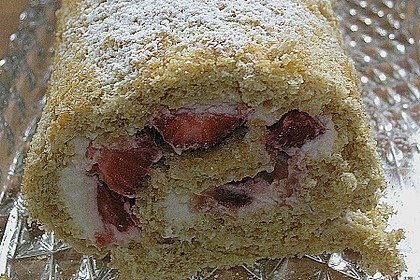 Erdbeer - Joghurt - Rolle 1