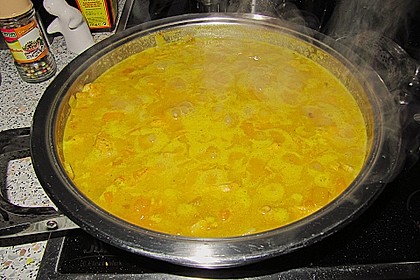 Putencurry in Sherry - Mango - Orangen - Pfirsich - So&szlig;e 4