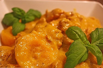 Putencurry in Sherry - Mango - Orangen - Pfirsich - So&szlig;e 5