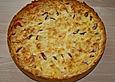 Zwetschgenkuchen mit Quark - Sahne - Guss