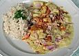 Spargel - Gratin mit Bananen
