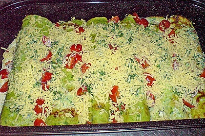 B&auml;rlauch - Pfannkuchen mit Spargel - Schinkenf&uuml;llung 2
