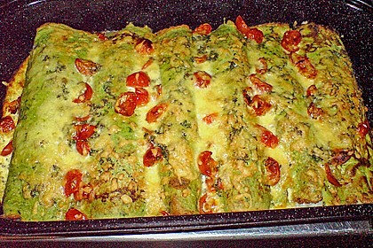 B&auml;rlauch - Pfannkuchen mit Spargel - Schinkenf&uuml;llung 3