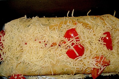 B&auml;rlauch - Pfannkuchen mit Spargel - Schinkenf&uuml;llung 4