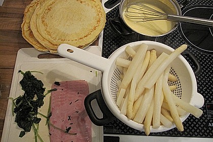 B&auml;rlauch - Pfannkuchen mit Spargel - Schinkenf&uuml;llung 9
