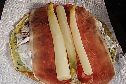 B&auml;rlauch - Pfannkuchen mit Spargel - Schinkenf&uuml;llung 13
