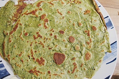 B&auml;rlauch - Pfannkuchen mit Spargel - Schinkenf&uuml;llung 16