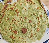 B&auml;rlauch - Pfannkuchen mit Spargel - Schinkenf&uuml;llung (Bild)
