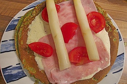 B&auml;rlauch - Pfannkuchen mit Spargel - Schinkenf&uuml;llung 17