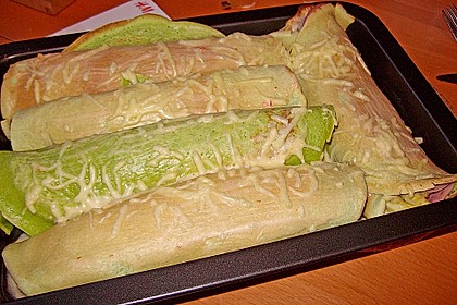 B&auml;rlauch - Pfannkuchen mit Spargel - Schinkenf&uuml;llung 22