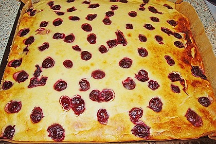 Saftiger K&auml;sekuchen mit Fr&uuml;chten 3