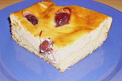 Saftiger K&auml;sekuchen mit Fr&uuml;chten 4