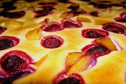Saftiger K&auml;sekuchen mit Fr&uuml;chten 8