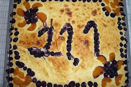 Saftiger K&auml;sekuchen mit Fr&uuml;chten 11