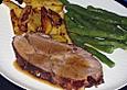 Lammkeule mit Butterbohnen