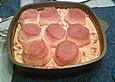 Schnitzelauflauf mit Knack - und - Back - Br&ouml;tchen