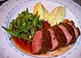 Lamm mit Kr&auml;uterkruste und Balsamico - Rotweinsauce