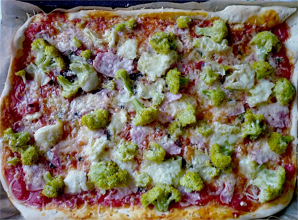 Pizza mit Gemüse (Rezept mit Bild) von Kralli | Chefkoch.de