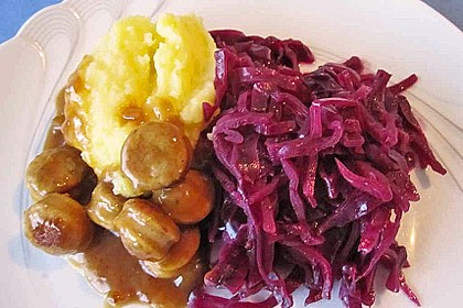 Rotkohl, frisch zubereitet
