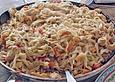Gebratene Nudeln mit Kokosmilch