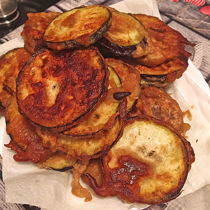 Frittierte Auberginen (Rezept mit Bild) von Kochwusel | Chefkoch.de