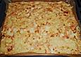 Schnelle Kartoffelpizza mit Lachs