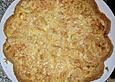 Apfelkuchen mit Mandelpl&auml;ttchen