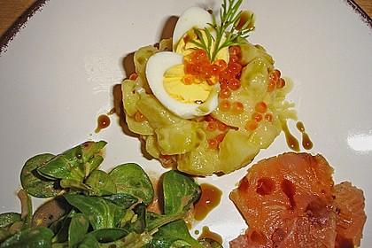Gebeizter Saibling auf Kartoffel - Rösti 3