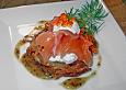 Gebeizter Saibling auf Kartoffel - R&ouml;sti