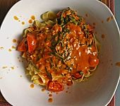 Nudeln mit Rucolasauce (Bild)