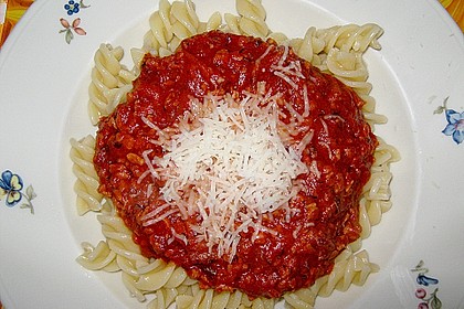 So&szlig;e nach Bolognese - Art mit Sojagranulat 1