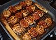Schweinefiletspie&szlig;e mit Feigen, gr&uuml;nem Pfeffer und selbstgemachten Sp&auml;tzle