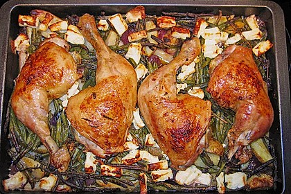 Huhn auf griechische Art