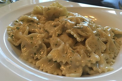 Farfalle mit Gorgonzolasauce 4