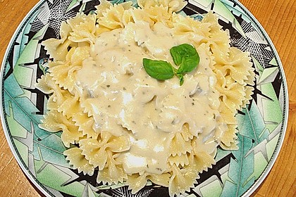 Farfalle mit Gorgonzolasauce