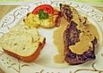 Rindersteaks mit buntem Pfeffer und Cognac - Sahne - Sauce