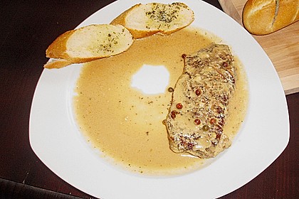 Rindersteaks mit buntem Pfeffer und Cognac - Sahne - Sauce 14