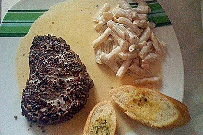 Rindersteaks mit buntem Pfeffer und Cognac - Sahne - Sauce 13