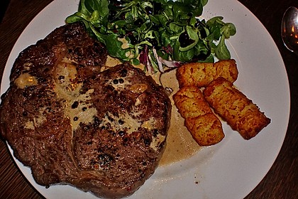 Rindersteaks mit buntem Pfeffer und Cognac - Sahne - Sauce 7