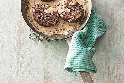 Rindersteaks mit buntem Pfeffer und Cognac - Sahne - Sauce 5