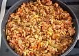 Paprika - Reis - Pfanne mit Huhn