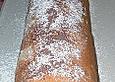 Biskuitrolle mit Schokosahne
