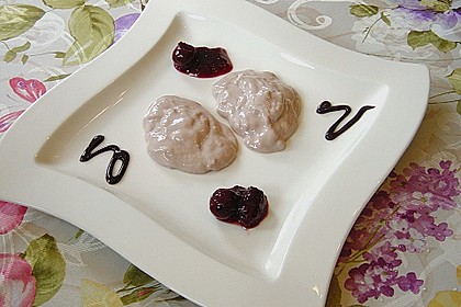 Rotweinmousse mit wei&szlig;er Schokolade 2
