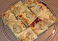 Apfelkuchen mit Amaretto - Schmandguss
