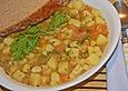 Kartoffelsuppe mit Speck